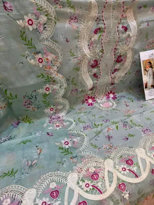 Premium Jacquard 3Pc – Embroidery & Lace Work